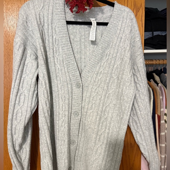 ALO Yoga Cable Knit bliss Cardigan - Picture 2 of 4